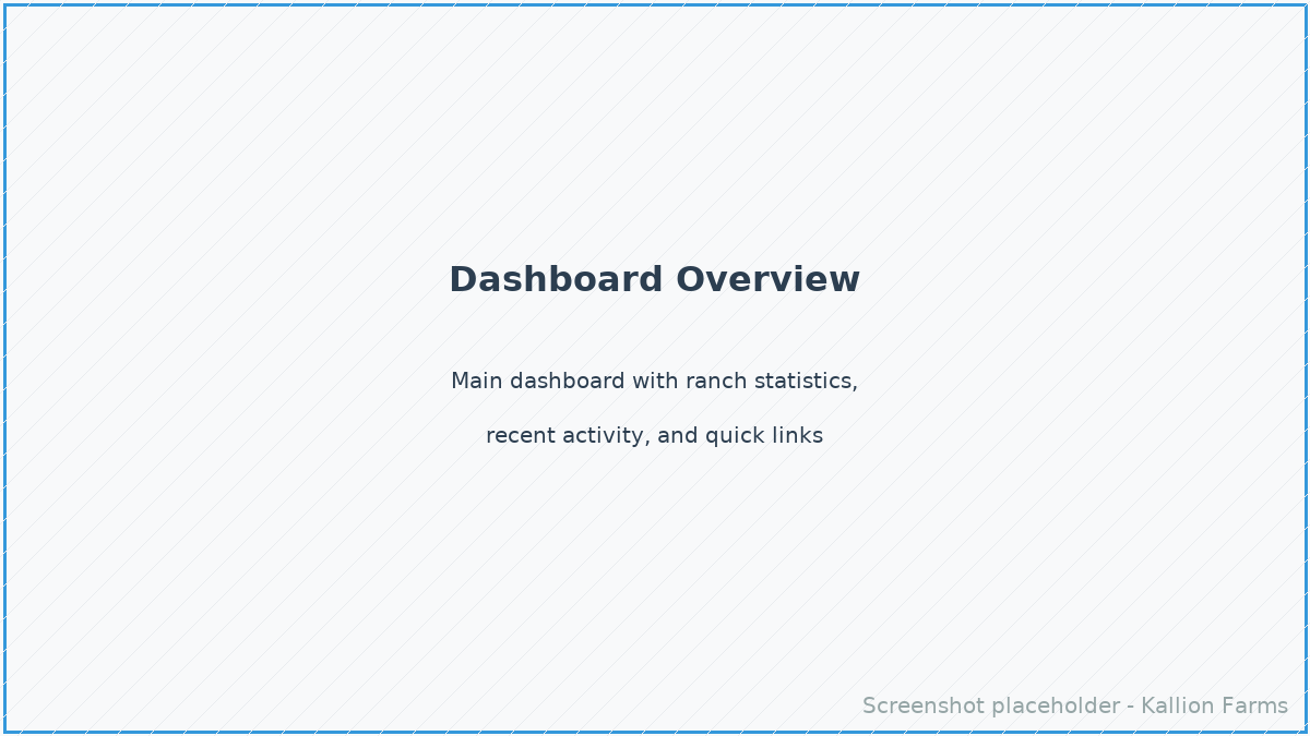 Dashboard Overview